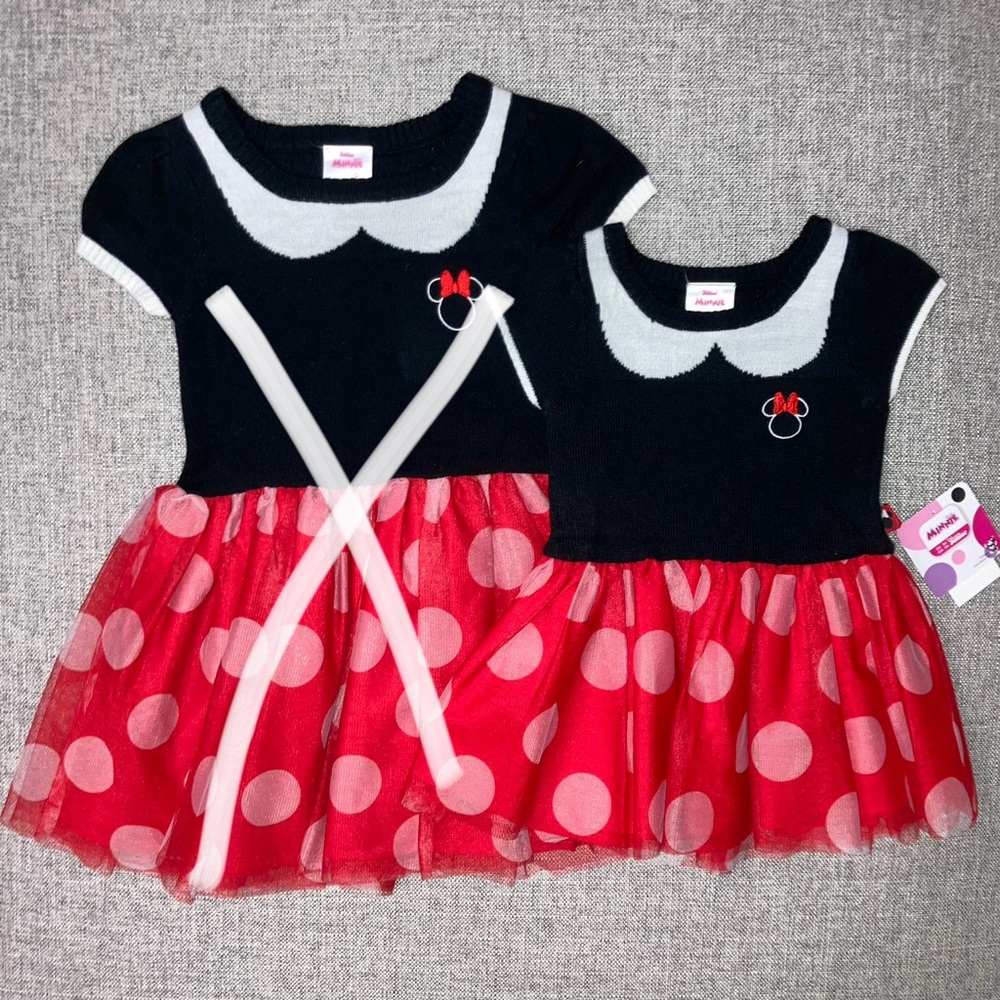Minnie Mouse 12m NWT sweater tutu dress